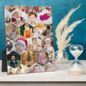 Hexagon Foto Collage Fotoplatte (Seite)