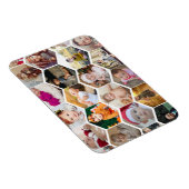 Hexagon Foto Collage Magnet (Rechte Seite)