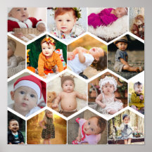 Hexagon Foto Collage