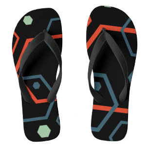 Hexagon Geometric Muster Badesandalen