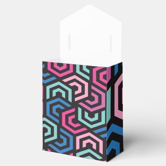 Hexagon Geometric Muster Geschenkschachtel (Geöffnet)