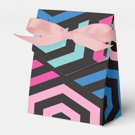 Hexagon Geometric Muster Geschenkschachtel (Vorderseite)