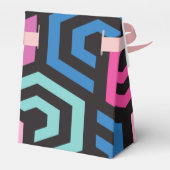 Hexagon Geometric Muster Geschenkschachtel (Rückseite)