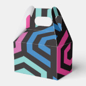 Hexagon Geometric Muster Geschenkschachtel (Rückseite)