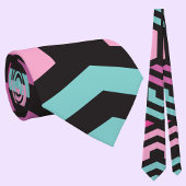 Hexagon Geometric Muster Krawatte