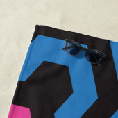 Hexagon Geometric Muster Strandtuch (Beispiel)