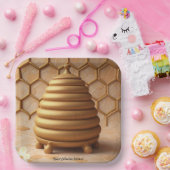 "Hexagon Harmony" Pappteller (Party)