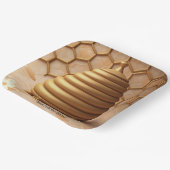 "Hexagon Harmony" Pappteller (Gewinkelt)