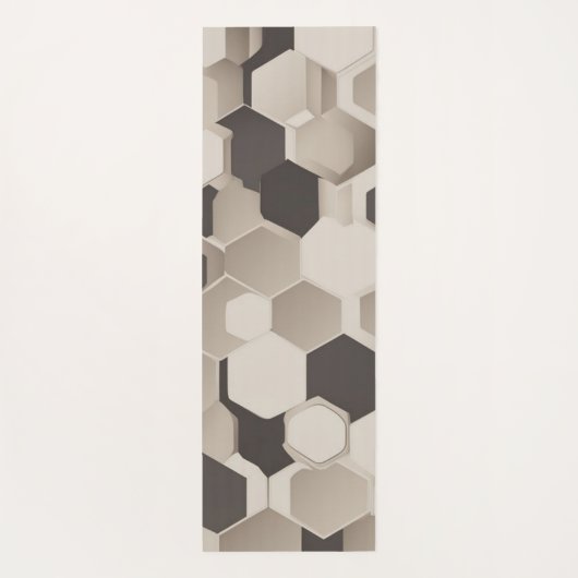 Hexagon Harmony Yoga Mat Yogamatte (Rückseite)