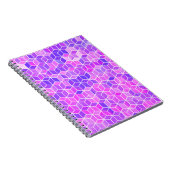 Hexagon-Illustrationsmuster Notizblock (Rechte Seite)