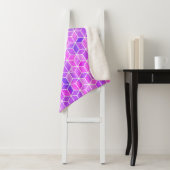 Hexagon-Illustrationsmuster Sherpadecke (Beispiel)