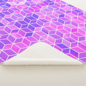 Hexagon-Illustrationsmuster Sherpadecke (3/4)