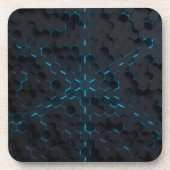 Hexagon Landscape Getränkeuntersetzer (Vorderseite)