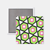 Hexagon Magnet (Vorderseite/Rückseite)