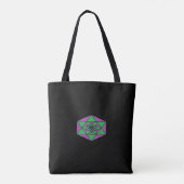 Hexagon Mandala Bag Tasche (Rückseite)