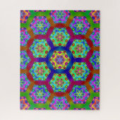 Hexagon Mandala Design 1.11.23.1 Puzzle (Vertikal)