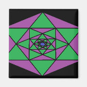 Hexagon Mandala Magnet (Vorne)