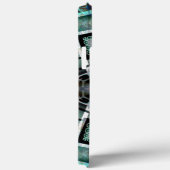 Hexagon mit Banner und Graffiti, digital Case-Mate iPhone Hülle (Rückseite / Rechts)