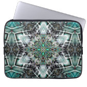 Hexagon mit Banner und Graffiti, digital Laptopschutzhülle (Vorderseite)