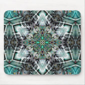 Hexagon mit Banner und Graffiti, digital Mousepad (Vorne)