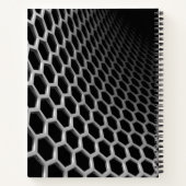 Hexagon Muster Notizblock (Rückseite)