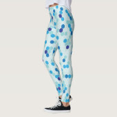 Hexagon Pattern Blue Leggings (Links)
