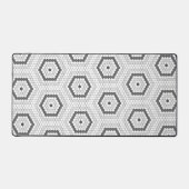 Hexagon Penny Tile Hex Tile Muster Schreibtischunterlage (Vorderseite)