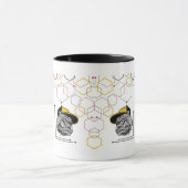 Hexagon-Pitti gespiegelt Kombinations- Tasse (Zentrum)