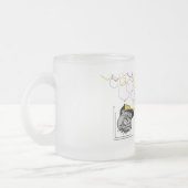 Hexagon-Pitti gespiegelt Mattglastasse (Links)