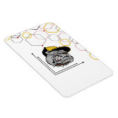 Hexagon-Pitti Magnet flexibel (Rechte Seite)