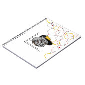 Hexagon-Pitti Spiral-Notizblock Notizblock (Linke Seite)