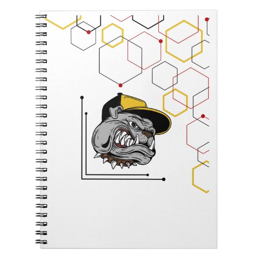 Hexagon-Pitti Spiral-Notizblock Notizblock (Vorderseite)