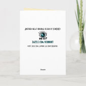 Hexagon Quilt Warm Rainbow - Personalisierter Gebu Karte (Rückseite)