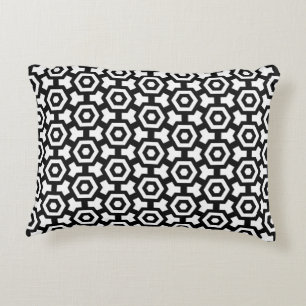 Hexagon Rings Accent Pillow Zierkissen