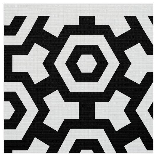 Hexagon Rings Poplin Fabric Stoff (Muster)