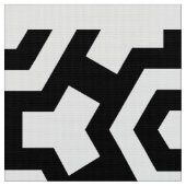 Hexagon Rings Poplin Fabric Stoff (Nahaufnahme)