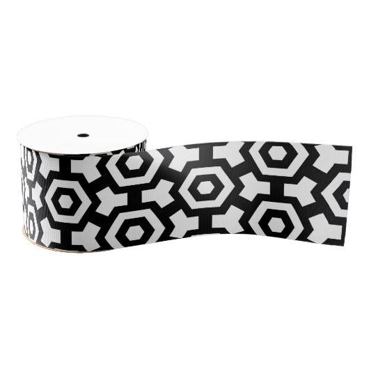 Hexagon Rings Ribbon Ripsband (Spule)