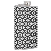 Hexagon Rings Vinyl Wrapped Flask 8oz Flachmann (Rechts)