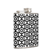 Hexagon Rings Wrapped Vinyl Flask 6oz Flachmann (Rechts)