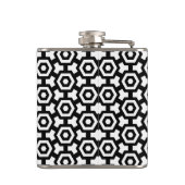 Hexagon Rings Wrapped Vinyl Flask 6oz Flachmann (Rückseite)