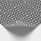 Hexagon Rings Wrapping Paper Geschenkpapier (Ecke)