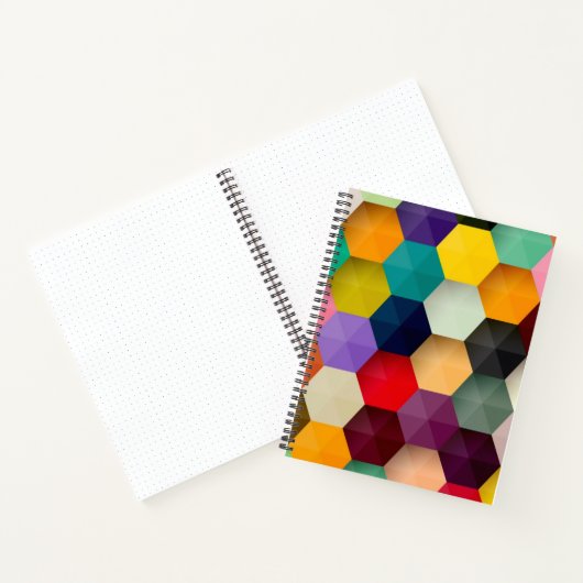 Hexagon-Spiralheft Notizblock (Innenseite)