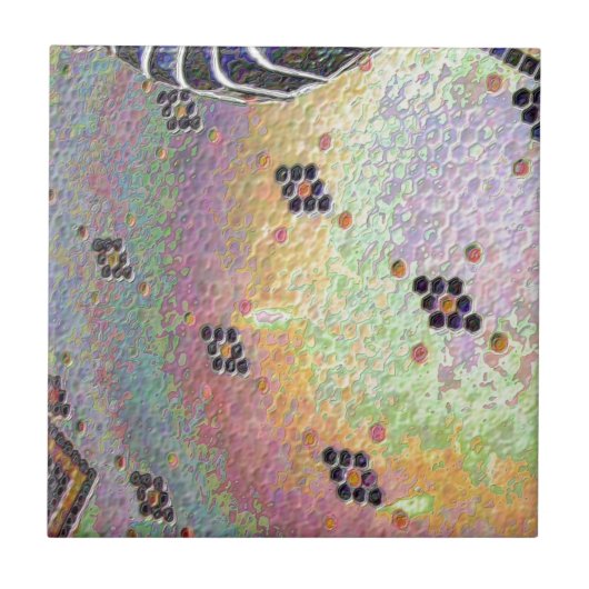 Hexagon Tiled Kitchen Floor Fliese (Vorderseite)