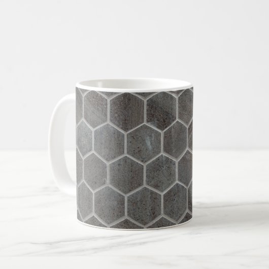 Hexagon Tiles Kaffeetasse (Vorderseite Links)