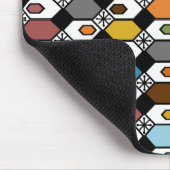 Hexagon und Sternexplosionen Mousepad (Ecke)