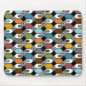 Hexagon und Sternexplosionen Mousepad (Vorne)