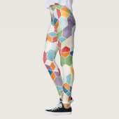 Hexagon Wasserfarbe, Random Mosaik. Leggings (Links)