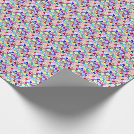 Hexagon Wrapping Paper Geschenkpapier (Ecke)