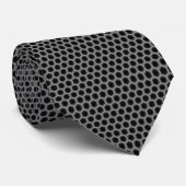 Hexagon (XT-202011011133CST) (WEISS) Krawatte (Gerollt)