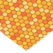 Hexagonal Bee-Themed Kurzer Tischläufer (Ecke)